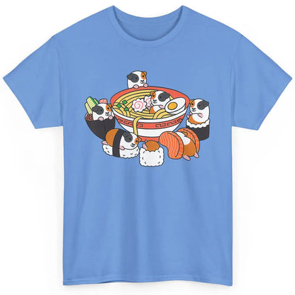 Cute Kawaii Guinea Pig Sushi Ramen Bowl Pet Animal Hamster Classic Unisex T-Shirt