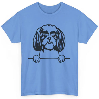 Cute Shih Tzu Owner Shih Tzu Dog Black White Shih Tzu Lover Classic Unisex T-Shirt