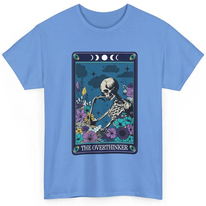 Floral Skeleton The Overthinker Tarot Card Halloween Costume Classic Unisex T-Shirt