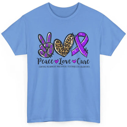 Chronic Recurrent Multifocal Osteomyelitis Peace Love Cure Classic Unisex T-Shirt