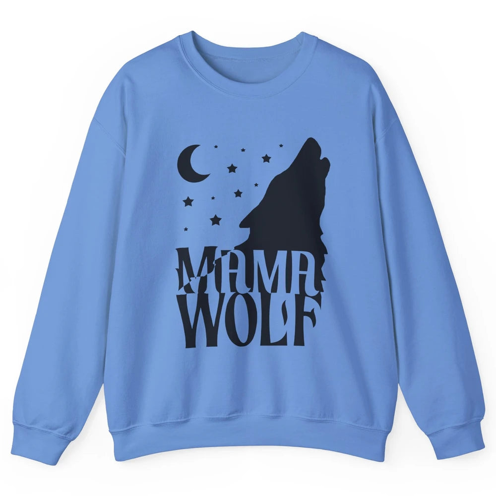 Wolf Pack Wolf Family Mama Wolf Matching Family Outfit Unisex Crewneck Sweatshirt