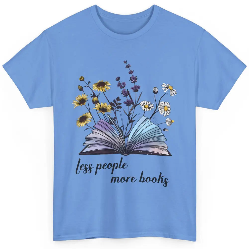 Aesthetic Less People More Books Literature Gothic Reader Classic Unisex T-Shirt