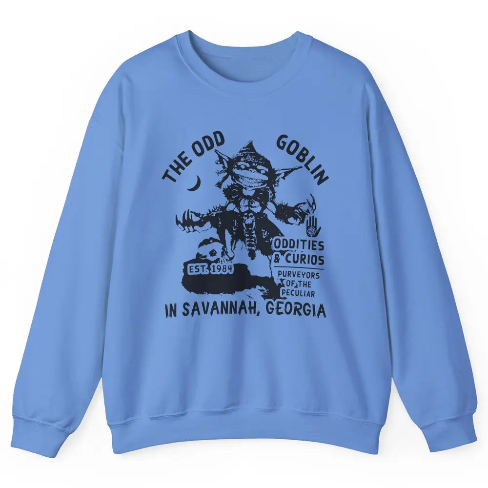 Vintage The Odd Goblin Est 1984 Oddities Savannah Georgia Unisex Crewneck Sweatshirt