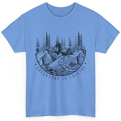 Adventure Is Calling Mountain Outdoor Wilderness Hiking Classic Unisex T-Shirt