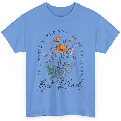 Vintage Bee Kind Daisy Minimalist Positive Mind Wildflower Classic Unisex T-Shirt