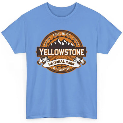 Yellowstone National Park Wyoming Golden Mountains Vintage Classic Unisex T-Shirt