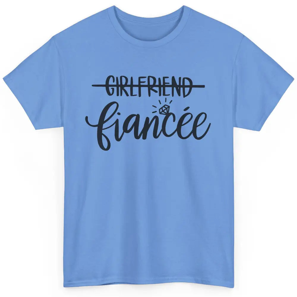 Fiancee Future Mrs. Bride Squad Engagement Bachelorette Gift Classic Unisex T-Shirt