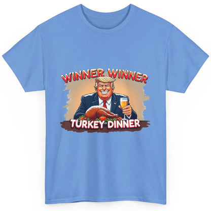 Funny Trump Winner Turkey Dinner Thanksgiving Donald Trump President Republican Classic Unisex T-Shirt