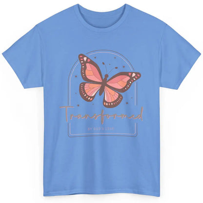 Transformed By God's Love Butterfly Faith Christian Jesus Classic Unisex T-Shirt