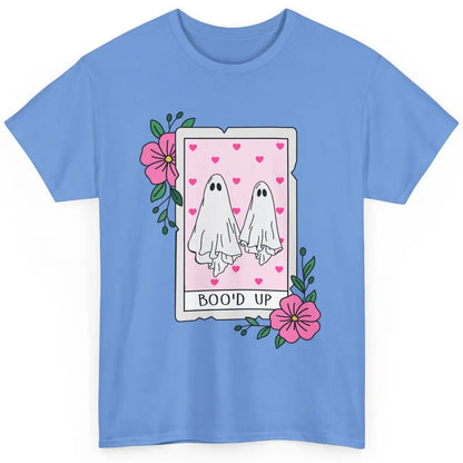 Floral Bood Up Tarot Card Valentines Day Spooky Ghost Couple Classic Unisex T-Shirt