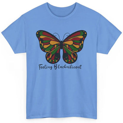 Feeling Blacknificent Butterfly Black People Juneteenth 1865 Classic Unisex T-Shirt