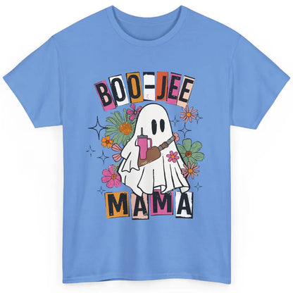 Floral Groovy Ghost Boo-jee Mama Fall Halloween Western Mama Classic Unisex T-Shirt