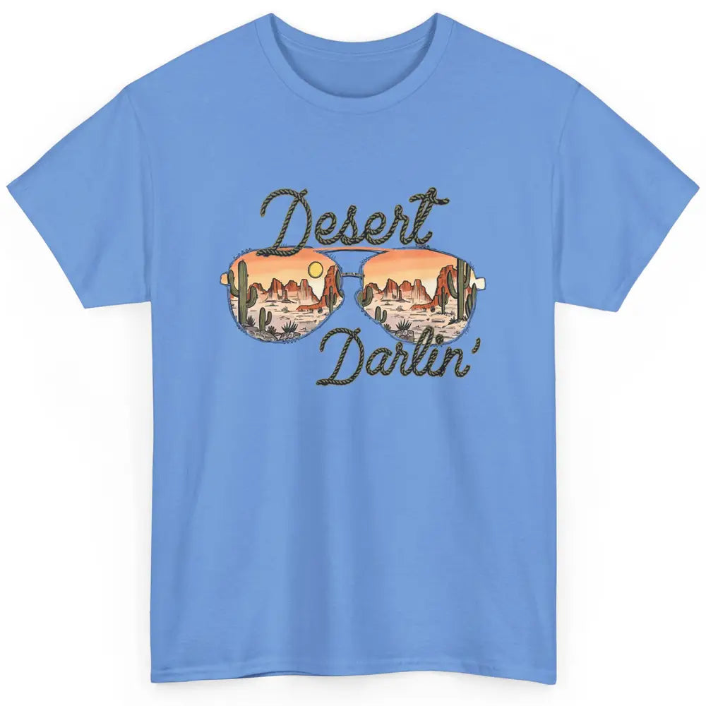 Desert Girl Sunglasses Desert Darlin' Cactus Western Cowgirl Classic Unisex T-Shirt