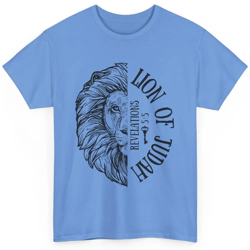 Yeshua Lion Of Judah Bible Verse Christian Faith Religious Classic Unisex T-Shirt