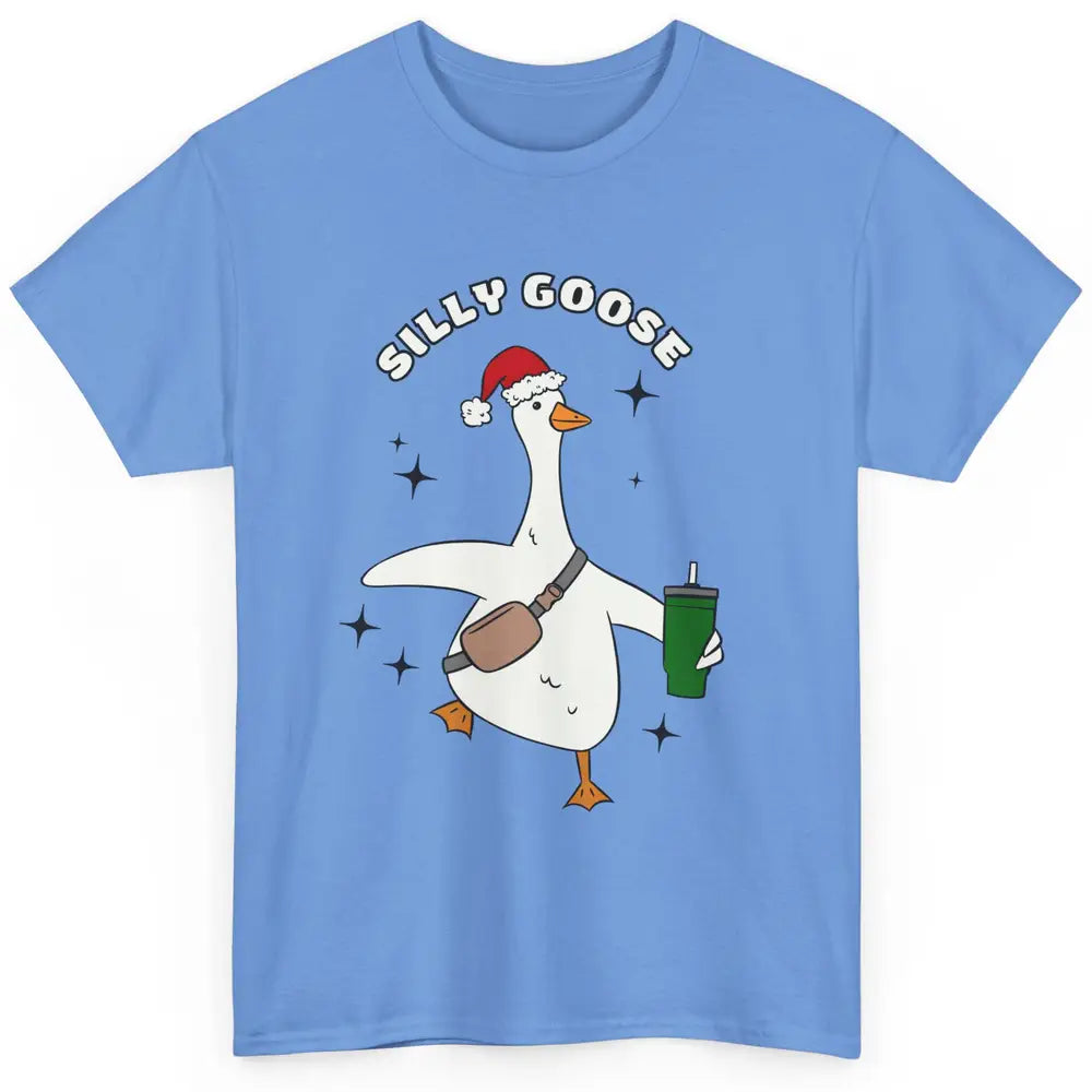 Funny Silly Goose Boojee Christmas Goose Bag And Cup Holiday Classic Unisex T-Shirt