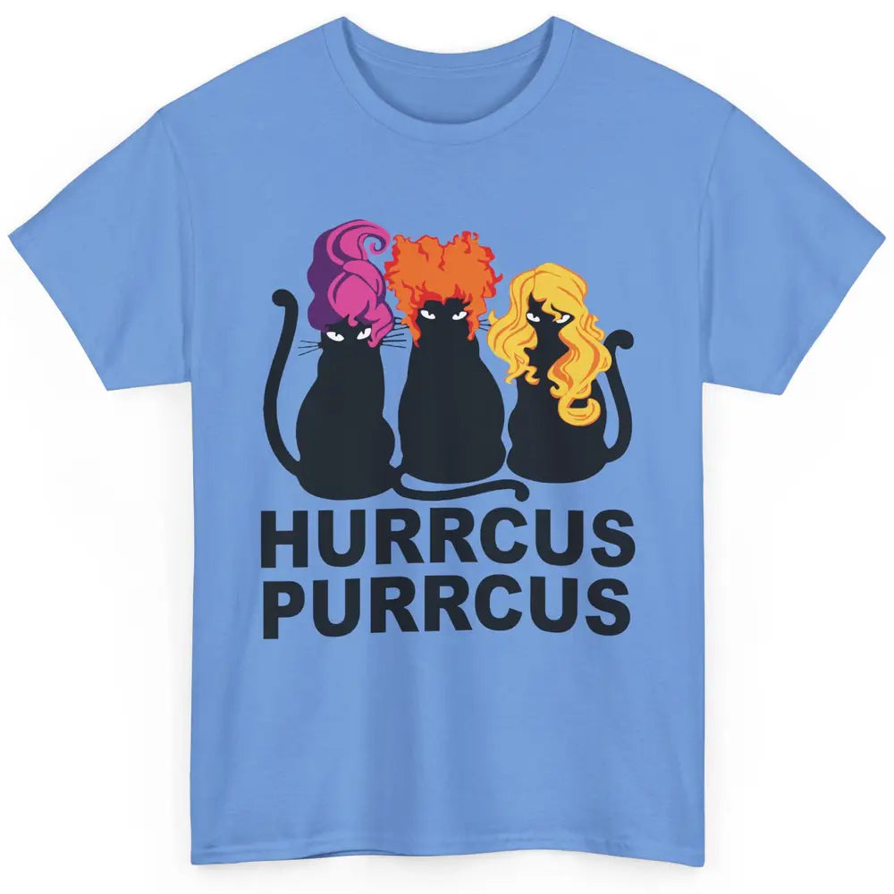 Black Cat Witch Hurrcus Purrcus Halloween Costume Cat Lovers Classic Unisex T-Shirt