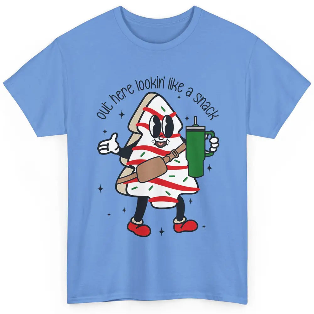 Funny Boo-jee Christmas Tree Cake Out Here Look Like A Snack Classic Unisex T-Shirt