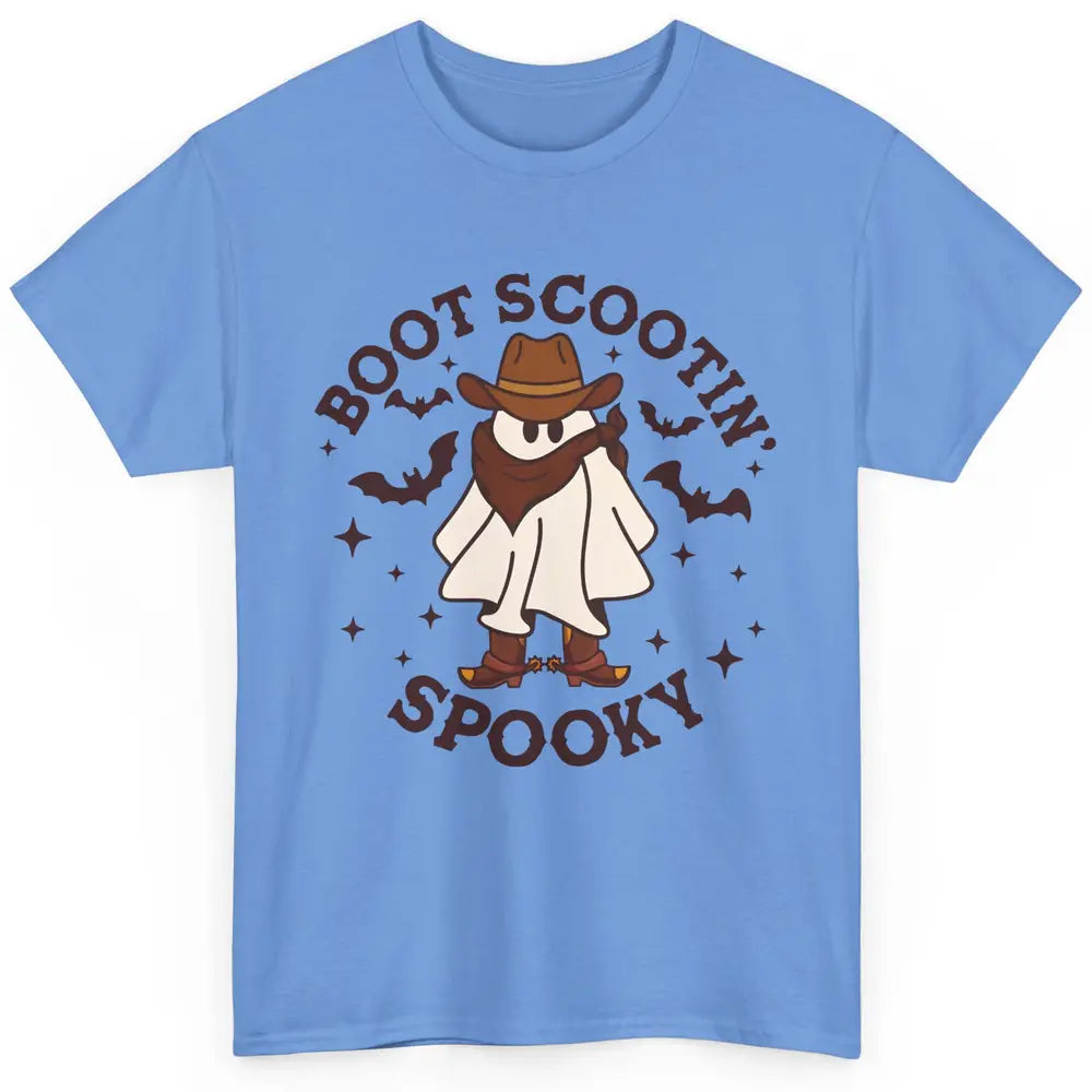 Cowboy Ghost Cowhide Boot Scooting Spooky Western Halloween Classic Unisex T-Shirt