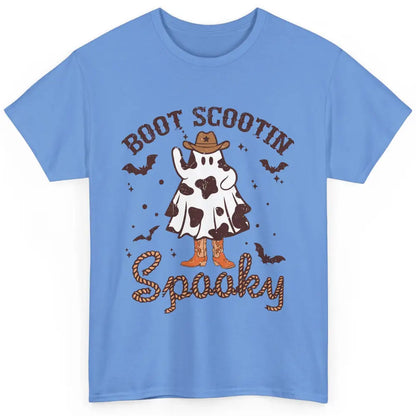 Cowboy Ghost Cowhide Boot Scooting Spooky Western Halloween Classic Unisex T-Shirt