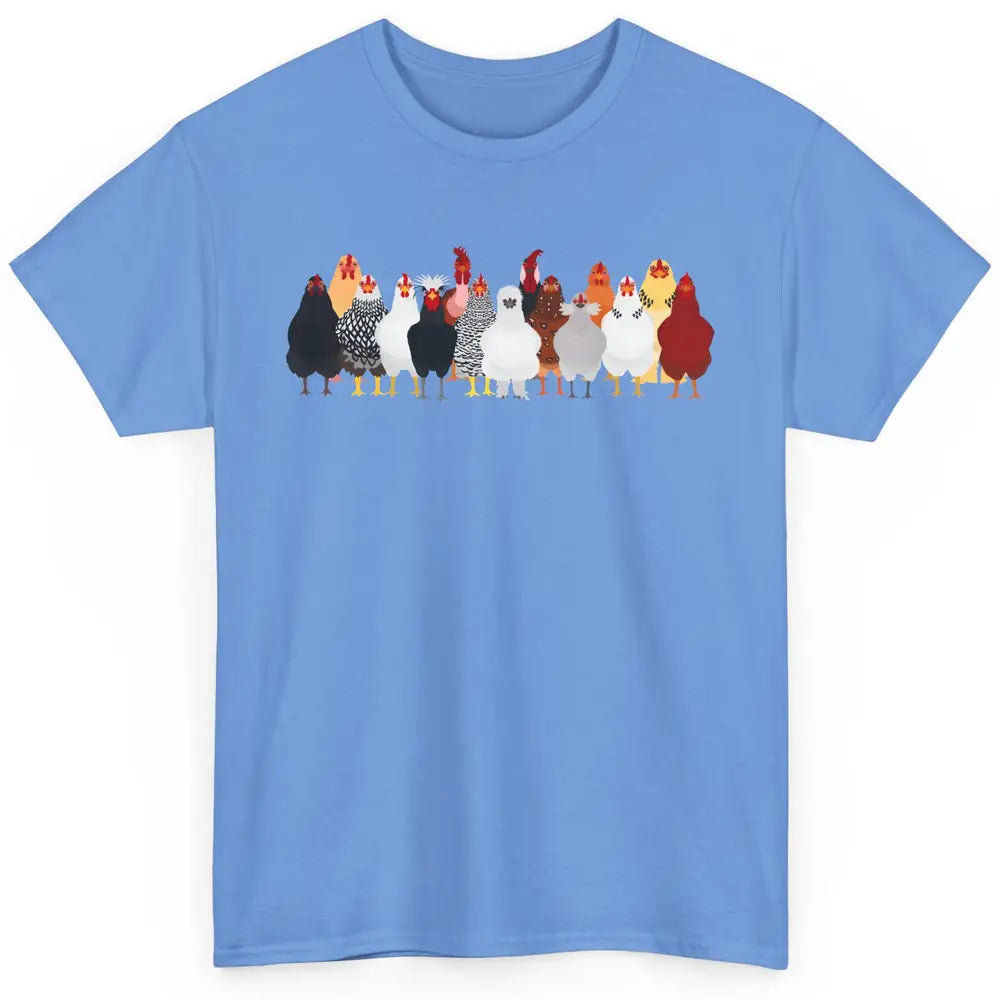 Funny Chicken Farm Animal Chicken Lovers Gift For Farmer Classic Unisex T-Shirt