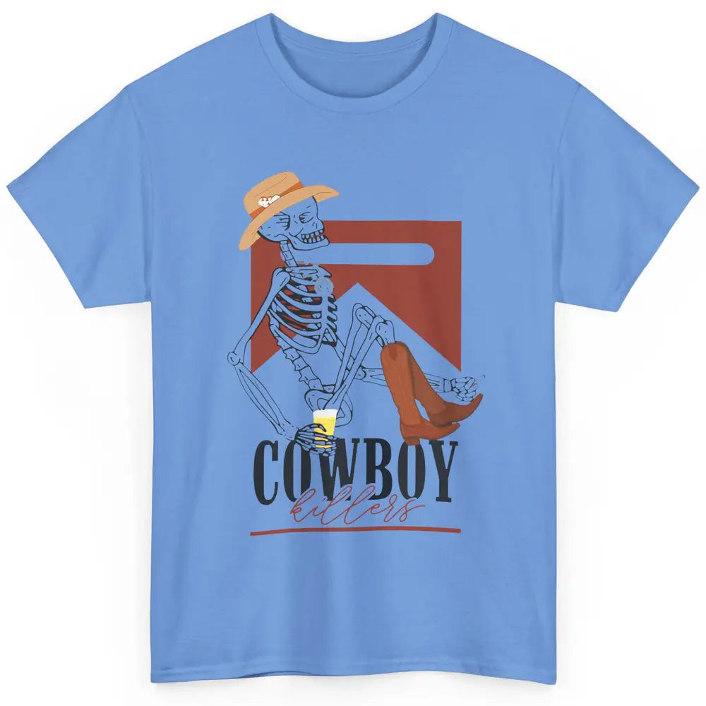 Cowboy Killers Skeleton Western Country Skull Vintage Retro Classic Unisex T-Shirt