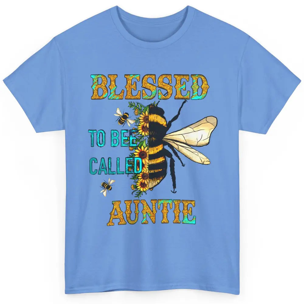 Blessed To Bee Called Auntie Pregnancy Nephew Niece Gift Classic Unisex T-Shirt