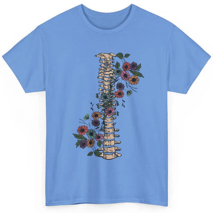 Floral Spine Anatomy Botanical Spine Ankylosing Spondylitis Classic Unisex T-Shirt