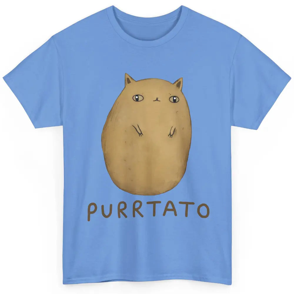 Funny Cat Potato Parody Costume Cat Mom Humorous Sarcastic Classic Unisex T-Shirt