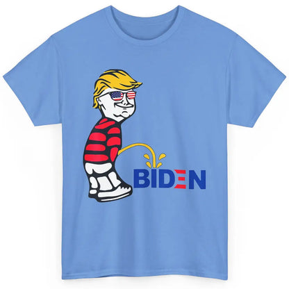 Funny Anti Joe Biden Vote Donald Trump 2024 Patriotic Humor Classic Unisex T-Shirt