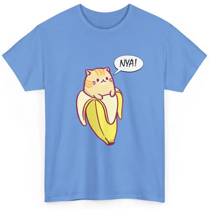 Cute Bananya Banana Orange Cat Kawaii Humor Kitten Mom Life Classic Unisex T-Shirt