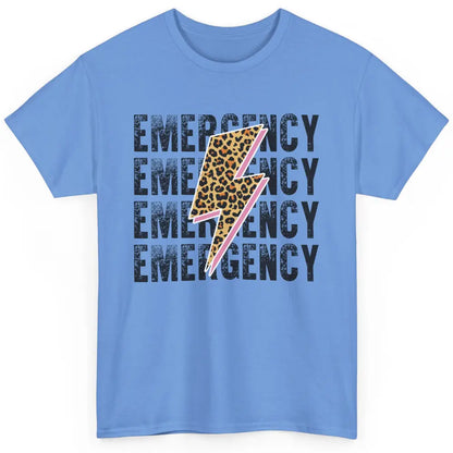 Emergency Room Nurse Department ER Leopard Lightening Retro Classic Unisex T-Shirt