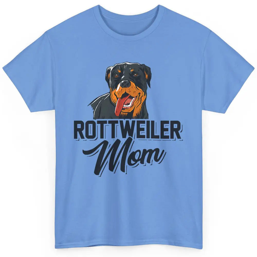 Cute Rottweiler Mom Dog Owner Rotti Fur Pet Mothers Day Mama Classic Unisex T-Shirt