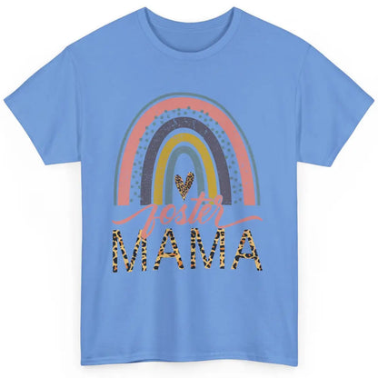 Foster Care Parents Leopard Rainbow Adoption Foster Mama Classic Unisex T-Shirt