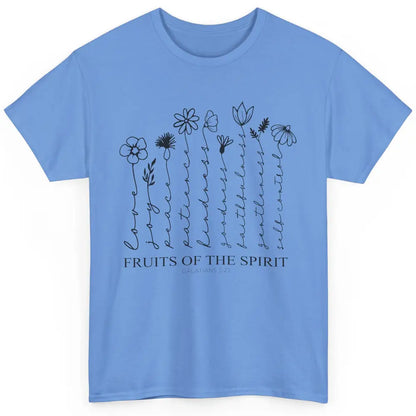 Fruits Of The Spirit Wildflowers Bible Verse Christian Classic Unisex T-Shirt