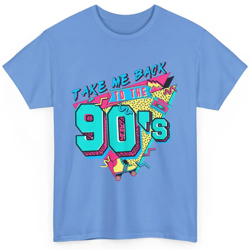 Vintage Take Me Back To The 90s Cassette Retro Rainbow Child Classic Unisex T-Shirt