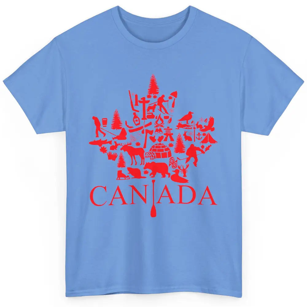 Canada Maple Leaf Canadian Symbols Canadian Root Gift Classic Unisex T-Shirt