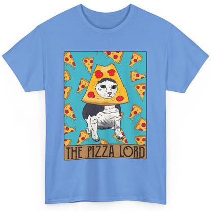 Funny Cat The Pizza Lord Tarot Card Meme Halloween Cat Classic Unisex T-Shirt