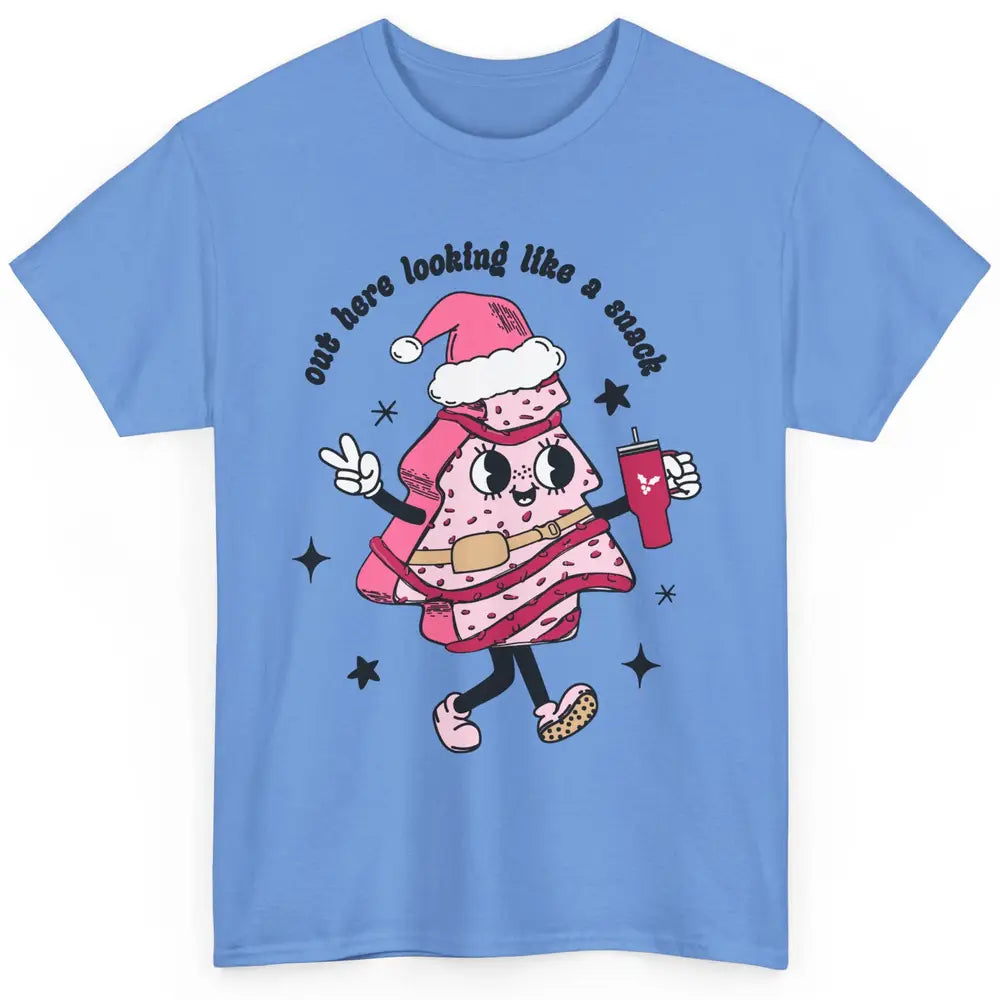 Funny Boo-jee Christmas Tree Cake Out Here Look Like A Snack Classic Unisex T-Shirt