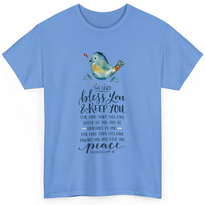 Floral Christian Lord Bless You Keep You Bible Inspirational Classic Unisex T-Shirt