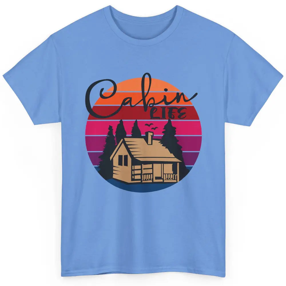 Cabin Life Vintage Cabin Camping Northern Lakes Outdoor Life Classic Unisex T-Shirt