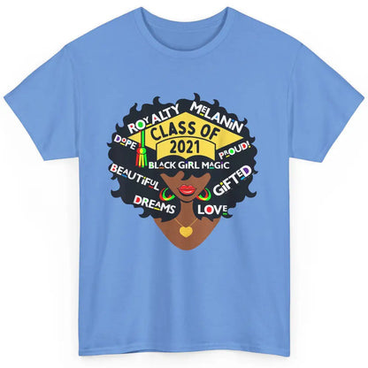 Class Of 2021 Black Educated High School College Graduation Classic Unisex T-Shirt