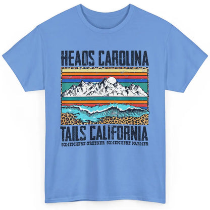 Vintage Heads Carolina Tail California Beach Summer Travel Classic Unisex T-Shirt