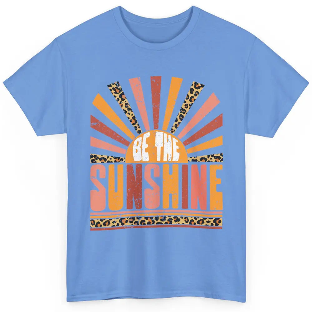 Be The Sunshine Retro Leopard Sun Vintage Summer Vacation Classic Unisex T-Shirt