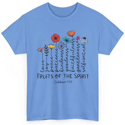 Flower Christian Fruits Of The Spirit Bible Verse Religious Classic Unisex T-Shirt