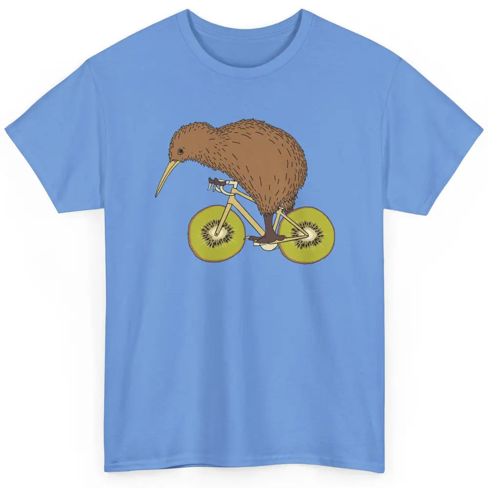 Funny Bird Riding Bike Kiwi Wheels Nature Birding Sarcasm Classic Unisex T-Shirt