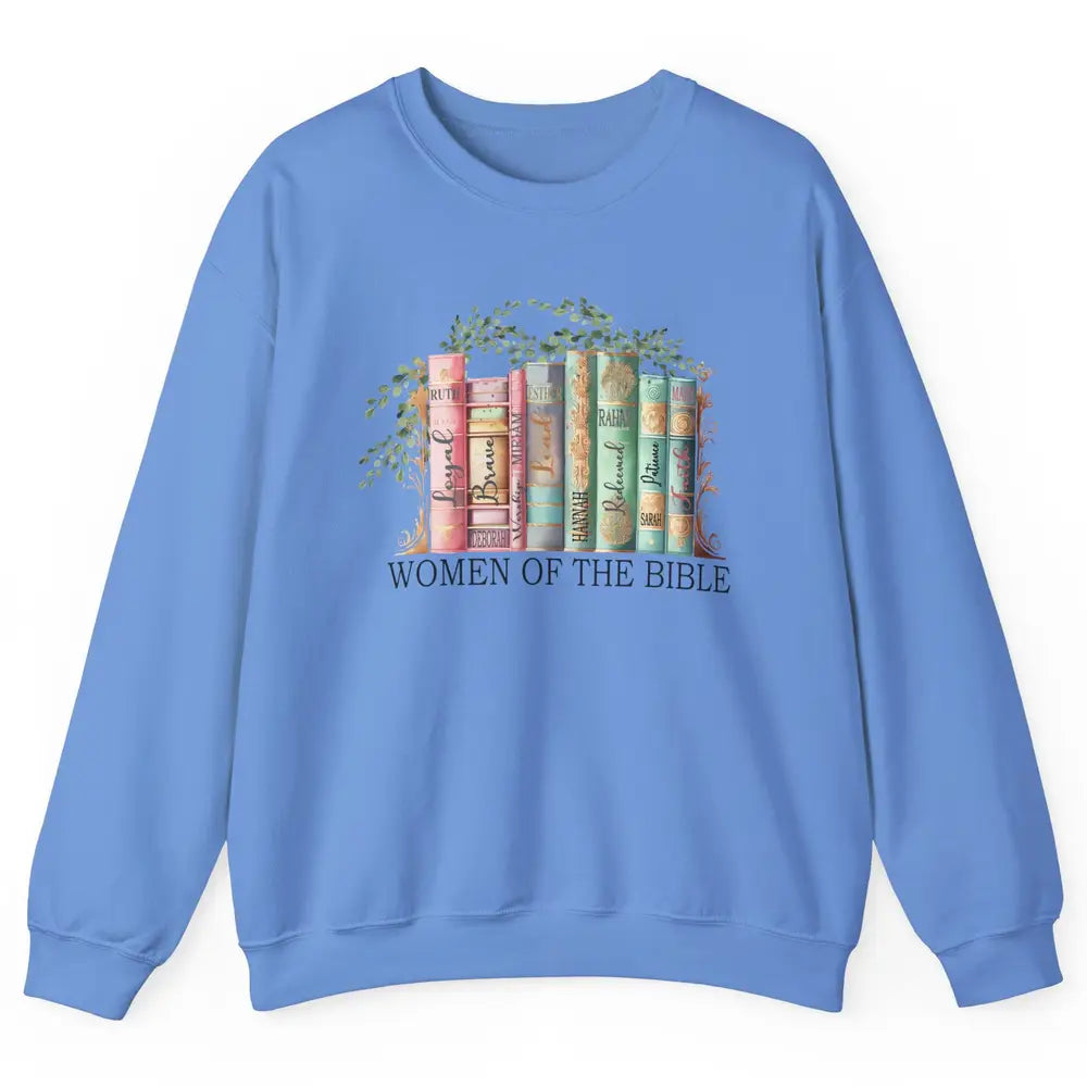 Wildflower Christian Women Of The Bible Religious Book Lover Unisex Crewneck Sweatshirt