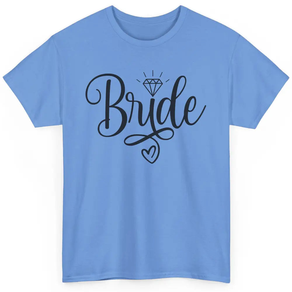 Bride To Be Wedding Ring Future Mrs. Engagement Bachelorette Classic Unisex T-Shirt