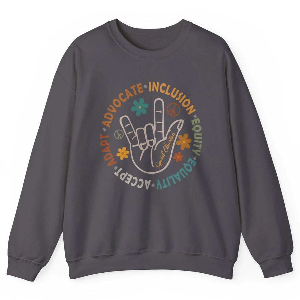 Special Education Teacher Aba Inclusion Sped Teacher Gift Unisex Crewneck Sweatshirt