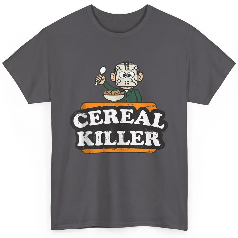 Funny Cereal Killer Food Pun Humor Halloween Spooky Season Classic Unisex T-Shirt