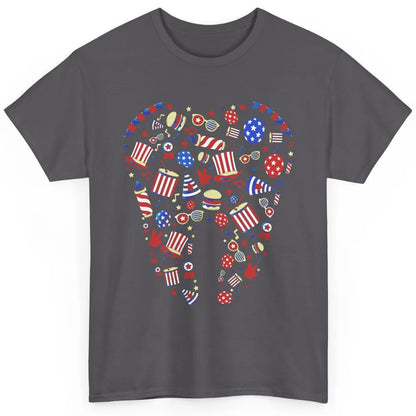 US Flag All American Dental Squad July 4th Patriotic Dentist Classic Unisex T-Shirt